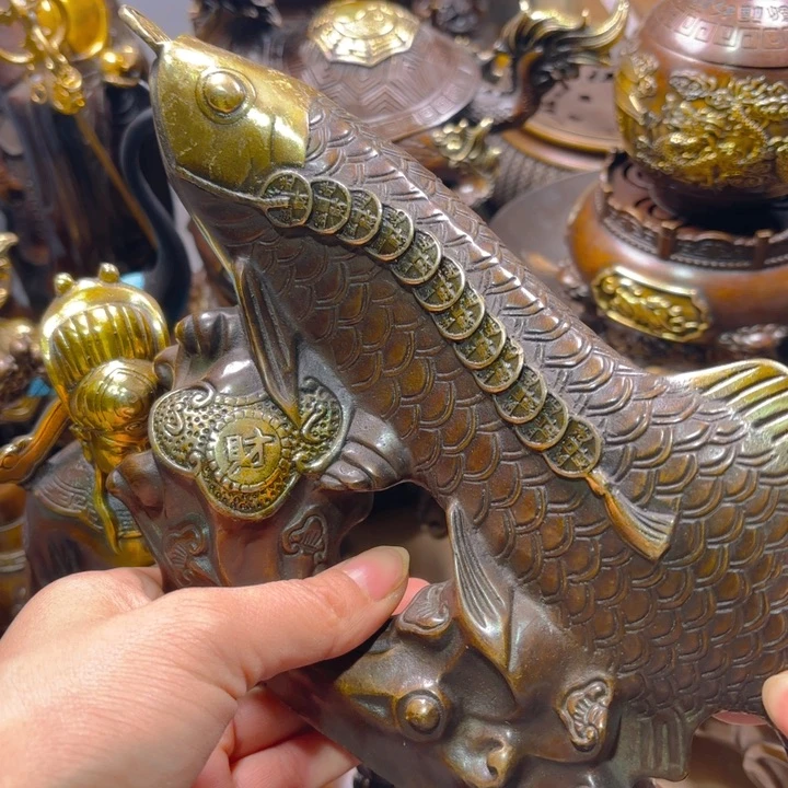 铜器摆件收收藏藏
