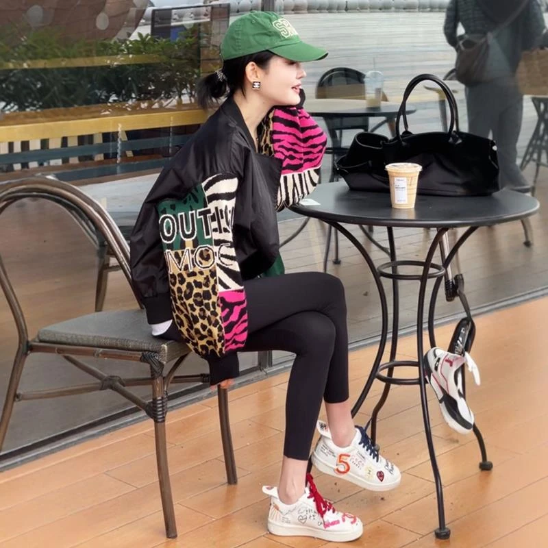 自留款推荐潮短款棒球服外套女春秋季美式复古休闲百搭薄夹克上衣