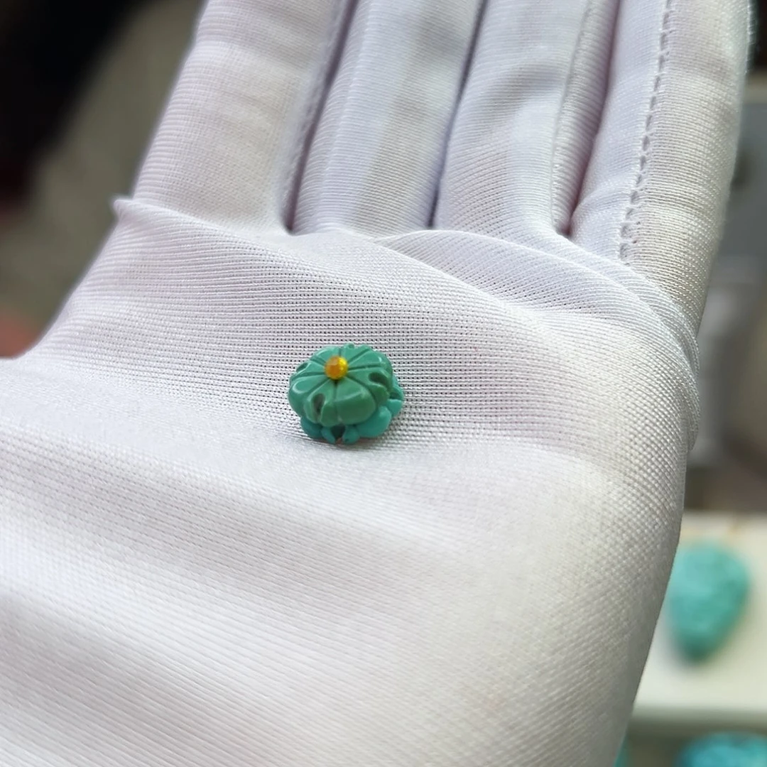 绿松石珠宝奇石未镶嵌