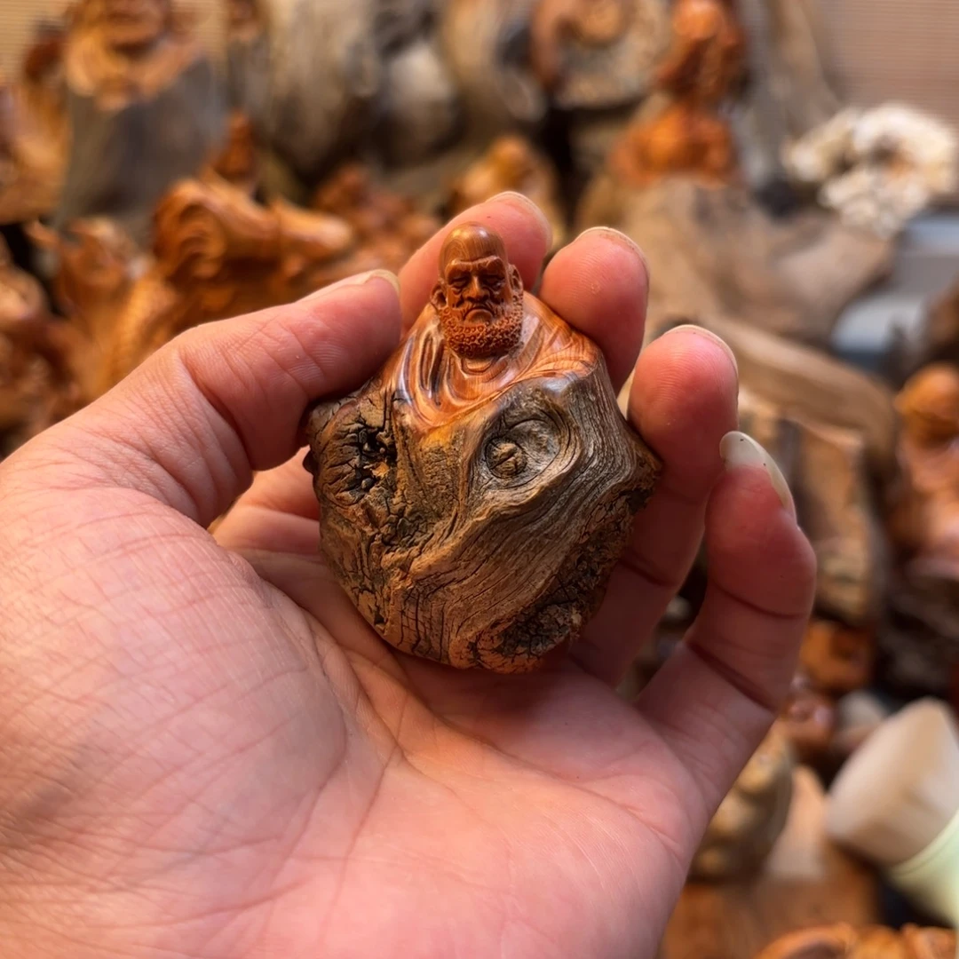 A***s柏木太行崖柏手工雕刻