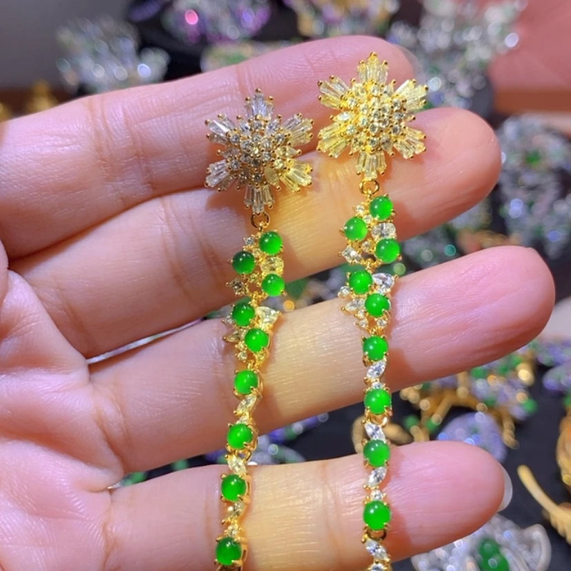 【闪购商品】银S925镶嵌挂件翡翠