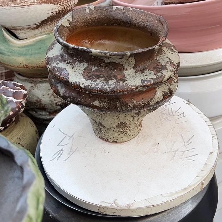 景德镇精品花盆栽适口16高20