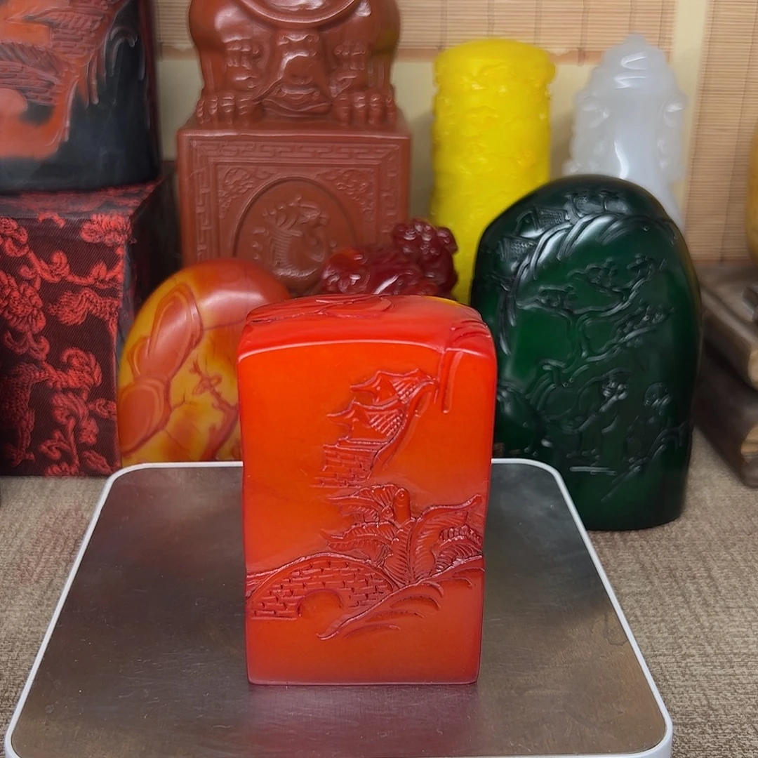 寿山石印石精品印章