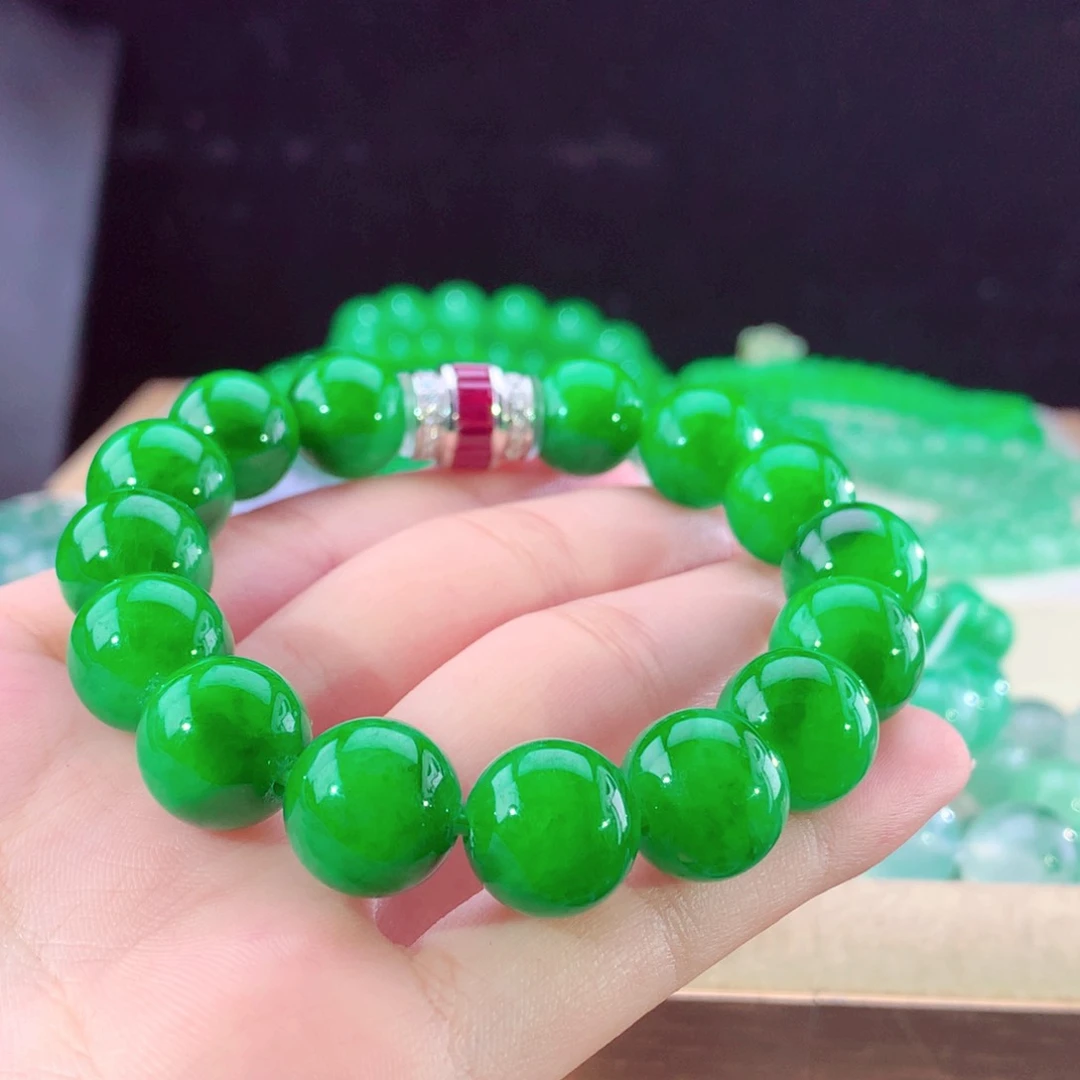 未镶嵌手链翡翠天然翡翠缅甸A货