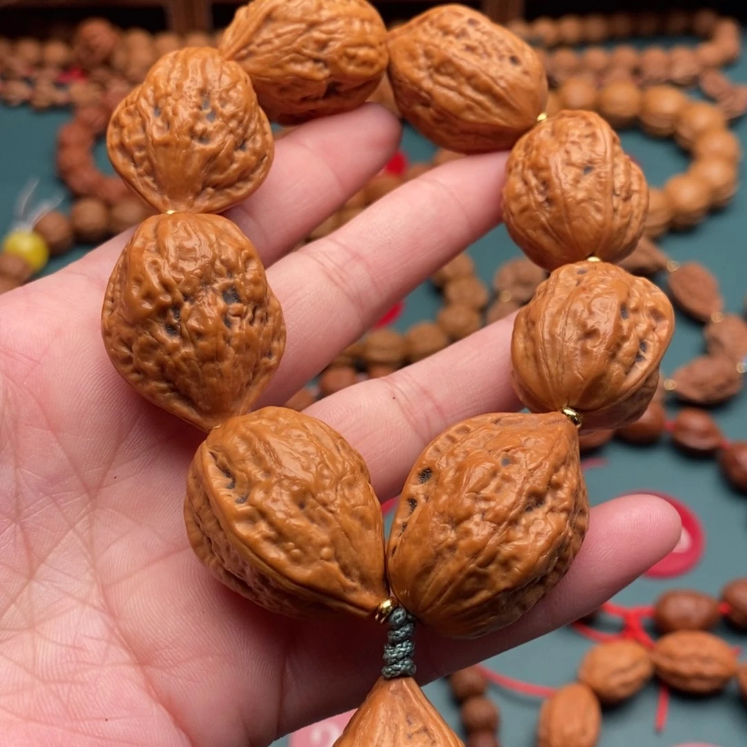 文玩核桃手串26尺寸三角蛙