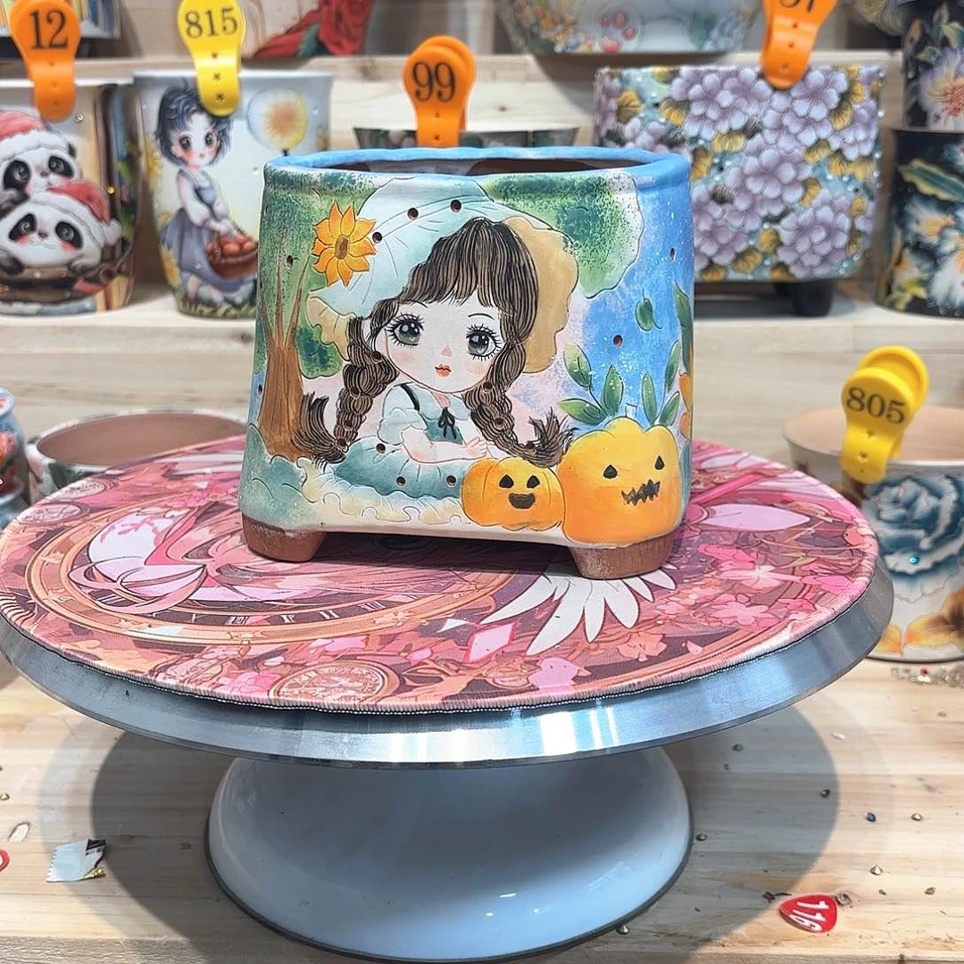 紫砂花盆手工花盆默认微瑕12/12