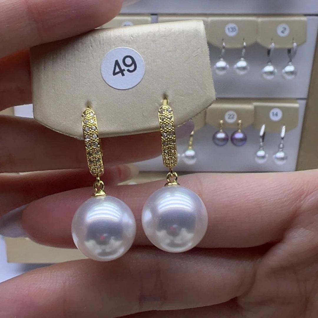 淡水珍珠耳饰未镶嵌