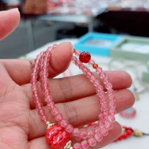 水晶手链未镶嵌多样性