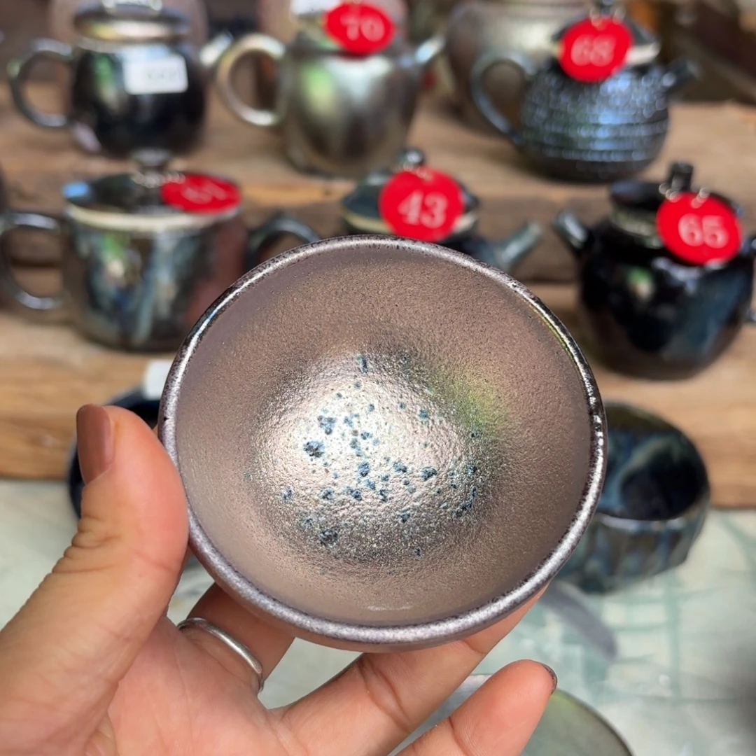 杯建水紫陶紫泥柴烧杯