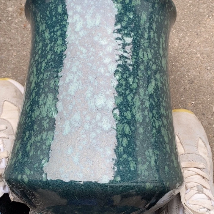 紫砂花盆高约30口约20