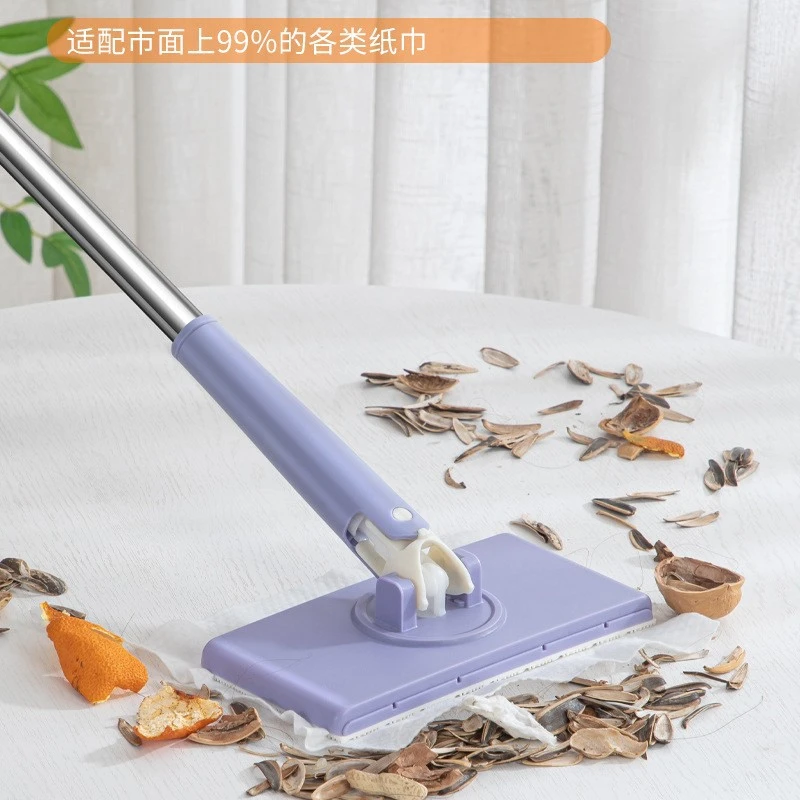 洗脸巾拖把专用自动夹布家用清洁平板拖地湿巾多功能拖把墩布擦地