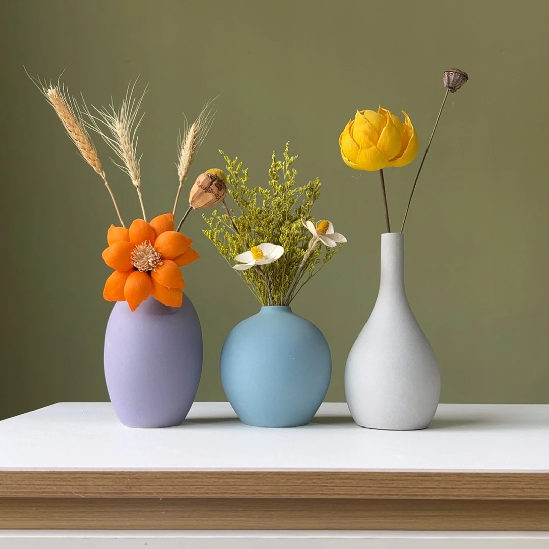 瓶花瓶带花高度20-30厘米左右