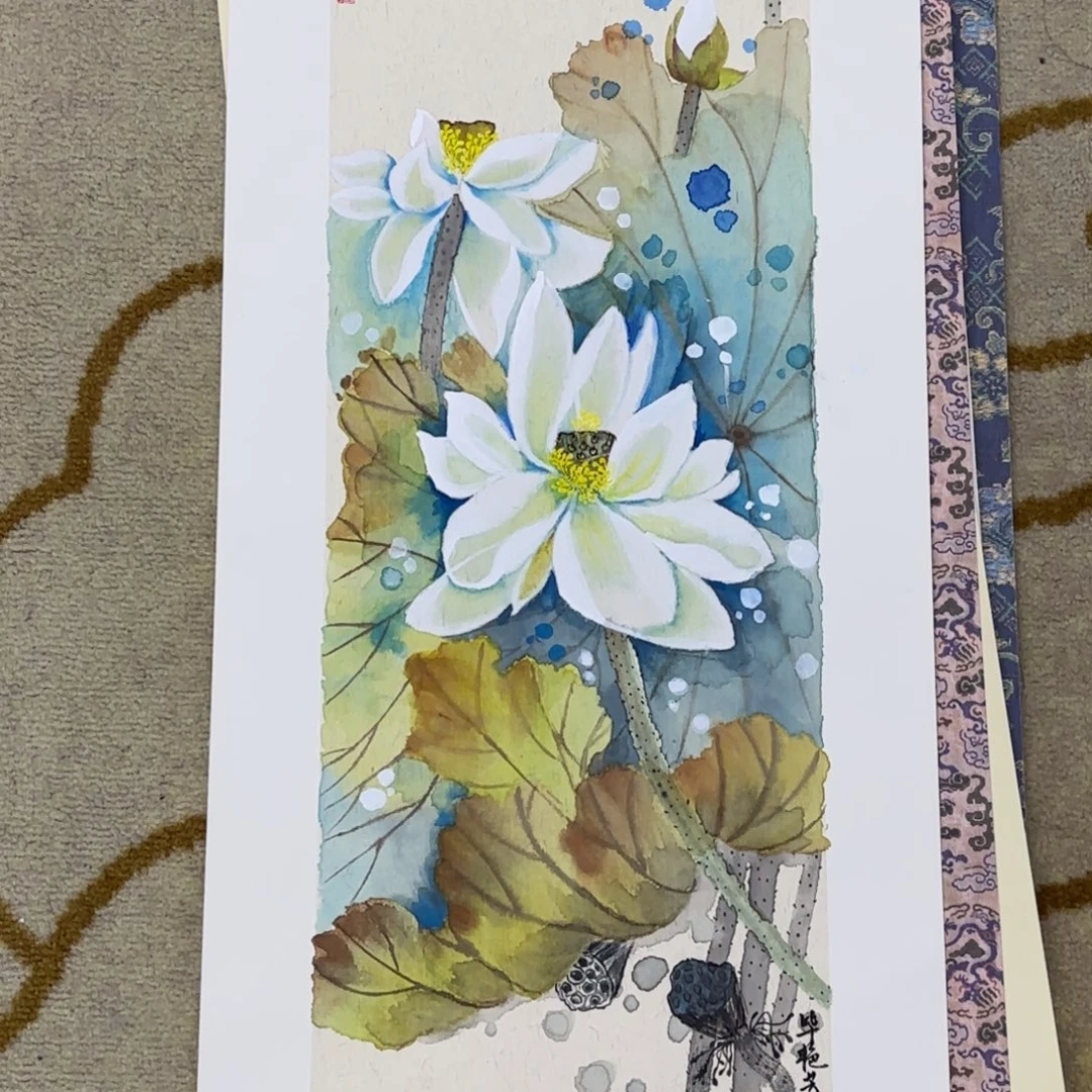 国画33/66卡纸作品艺