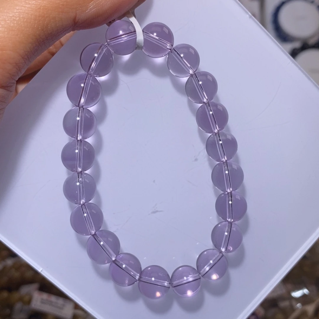【闪购商品】水晶手串未镶嵌玻利维亚紫水晶9.9mm