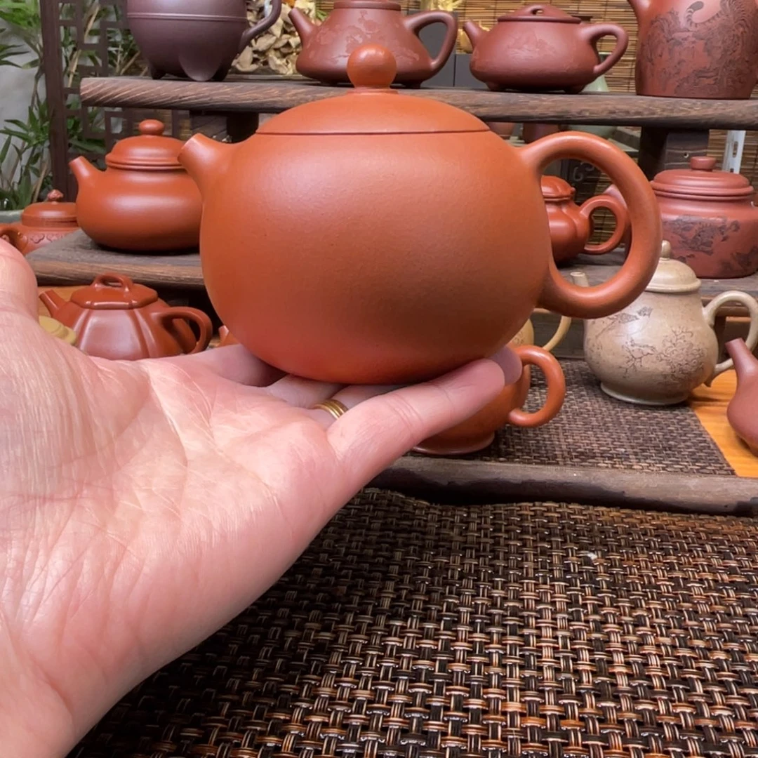 茶壶紫砂宜兴原矿紫砂手工制240全