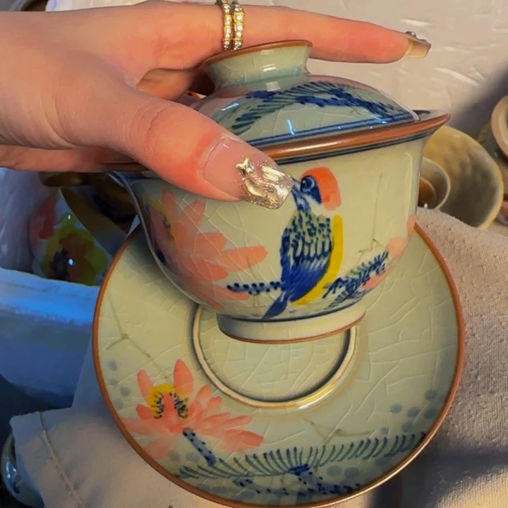 瓷片景德镇陶瓷手工手绘