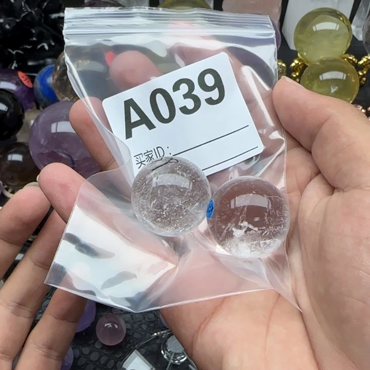 暴***美水晶珠宝半成品未镶嵌a039