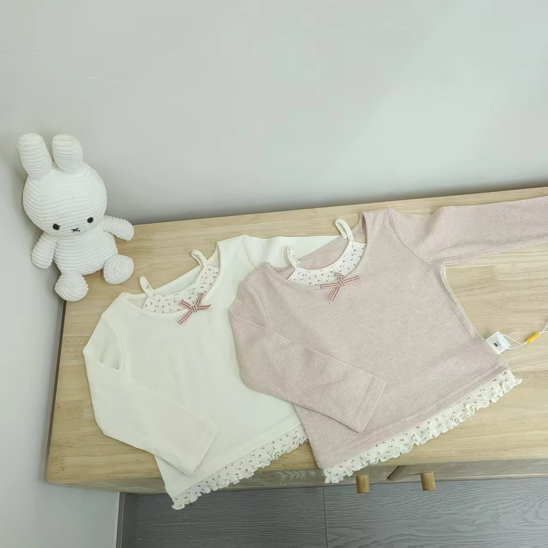 新款檬小檬吊带假两件上衣85111