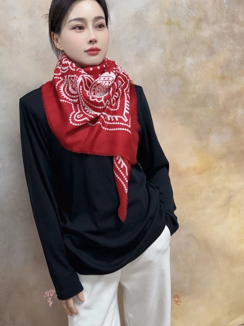 【羊绒披肩】浮力炸百搭时尚经典满满高级感戒指绒