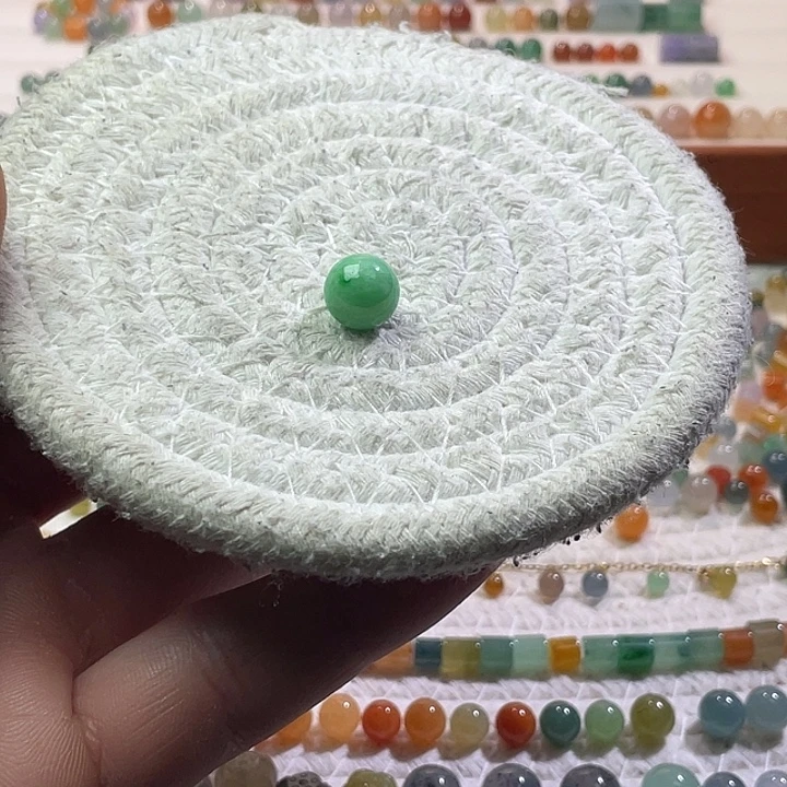 翡翠散珠未镶嵌定制翡翠卡10.3