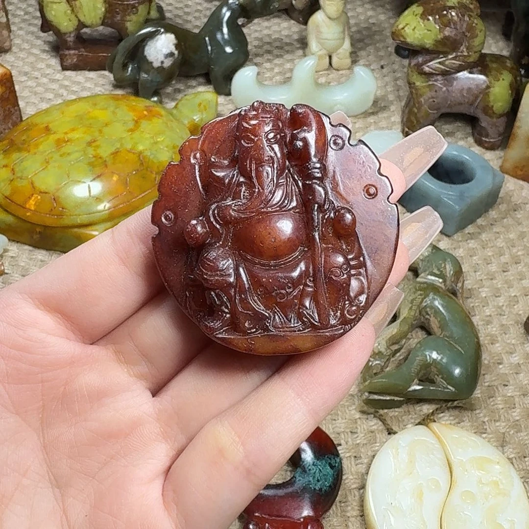 白玉菩提吊坠挂件