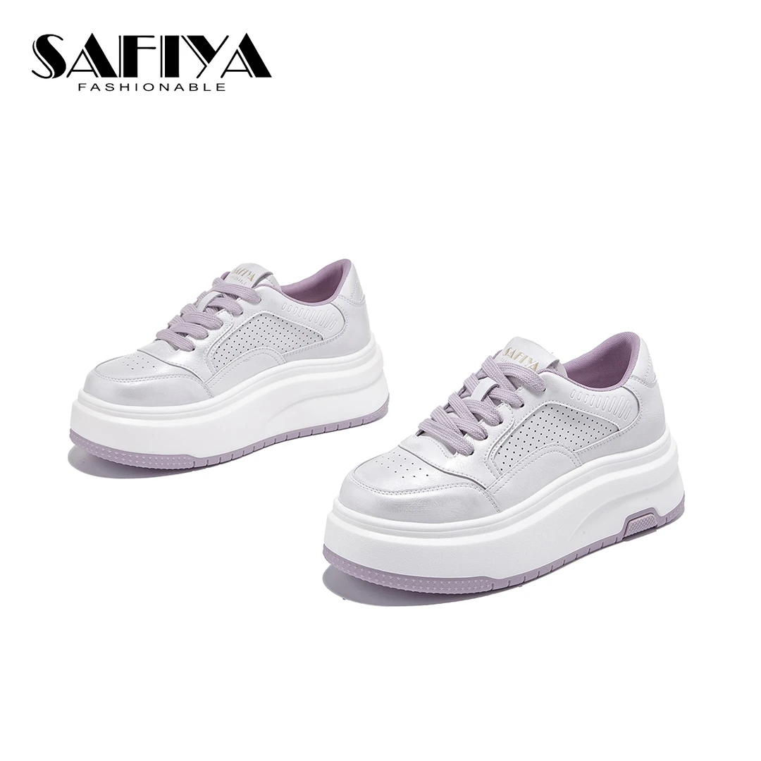 索菲娅Safiya2025春夏新款厚底透气时尚休闲鞋SFD1111C91