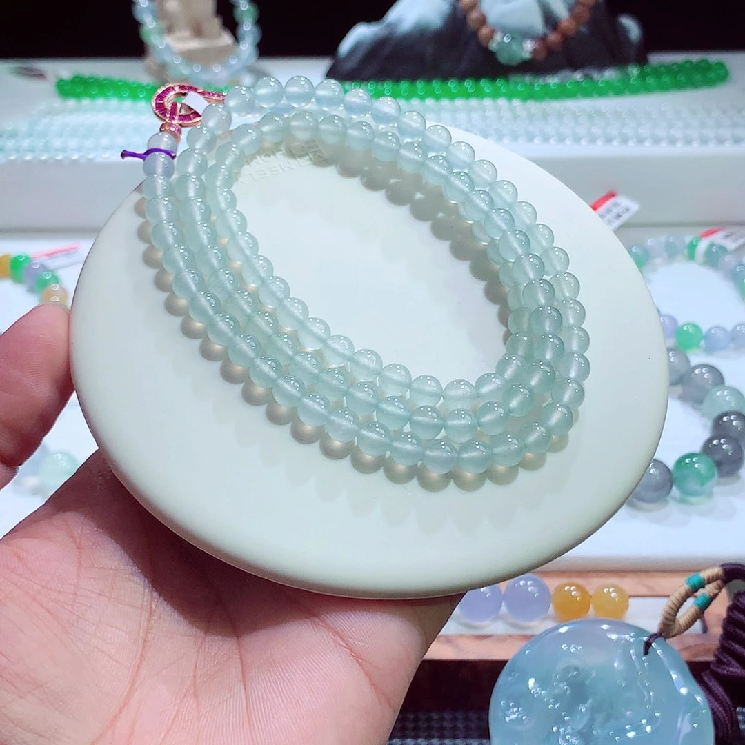 未镶嵌手链翡翠卡6