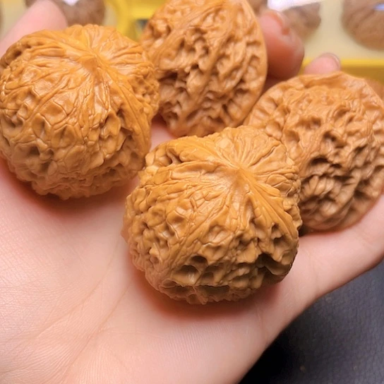 灰*文玩核桃大团圆佛度