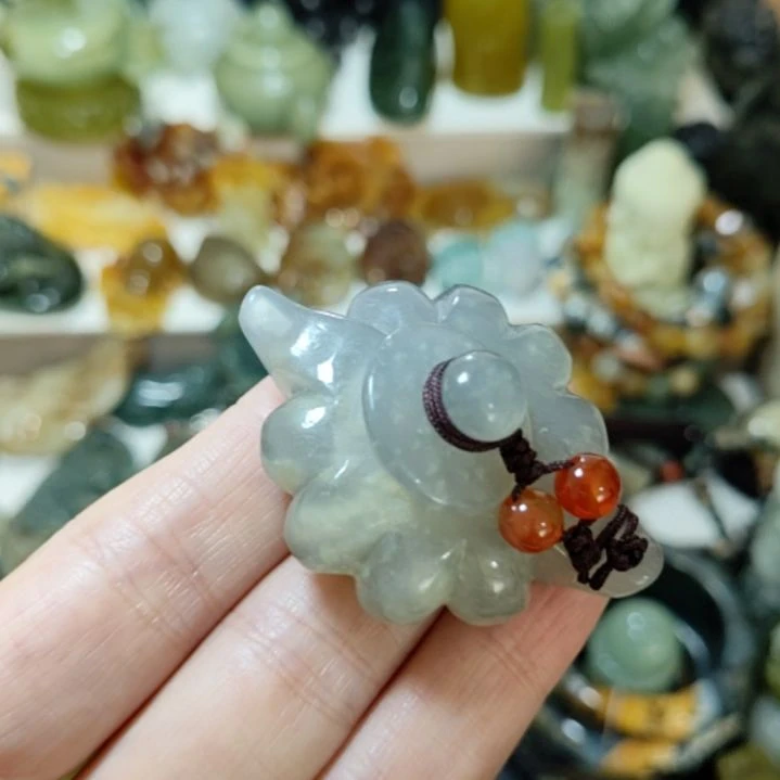 岫玉未镶嵌手把件款式