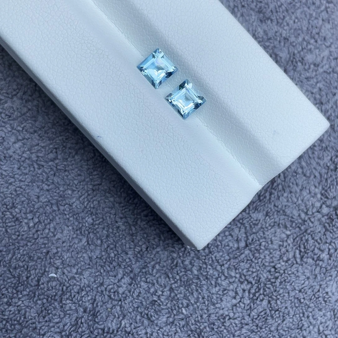 海蓝宝石裸石1.1Ct。
