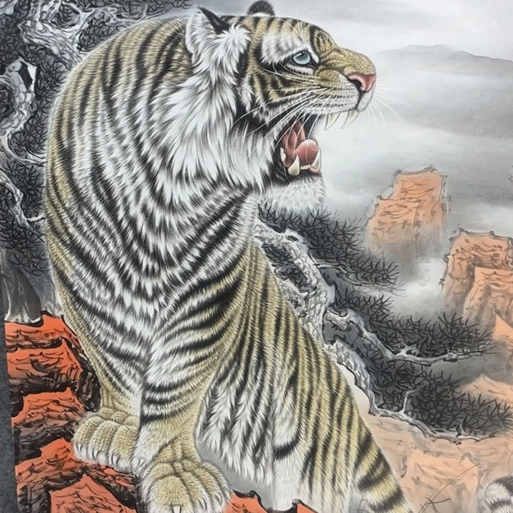 深***人国画手绘国画作品欣赏