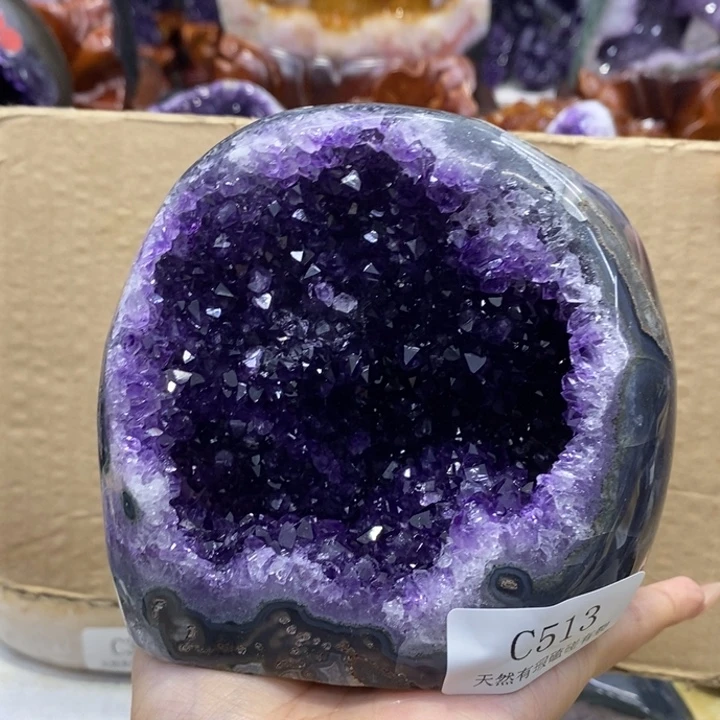 未镶嵌大型摆件（非配饰）紫晶