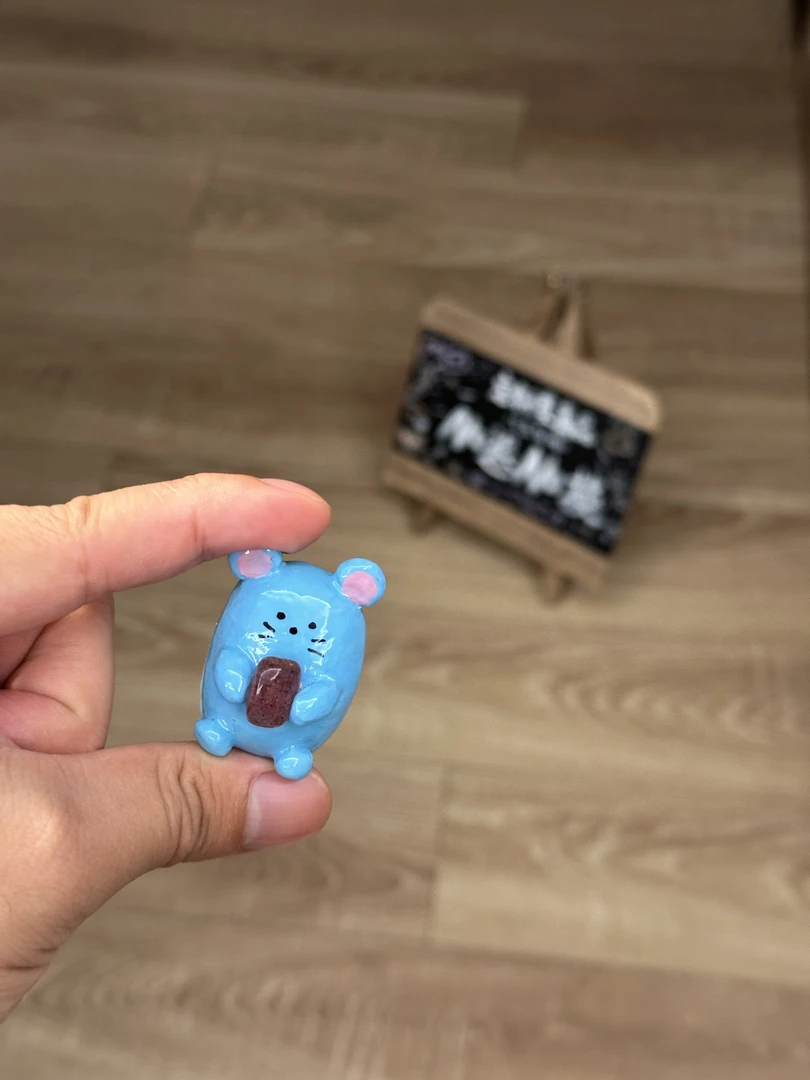 水晶小豆丁可爱小耗子