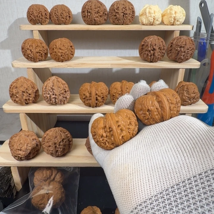 钢***球文玩核桃吊坠全品元宝