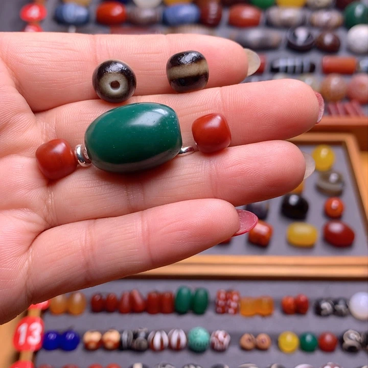 玛瑙/玉髓颈饰未镶嵌苏*~