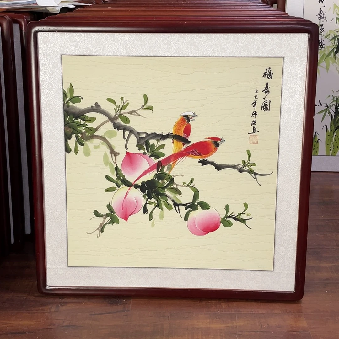 国画带框尺寸63*63厘米