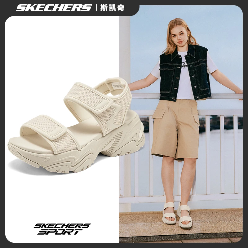 【小布丁】斯凯奇透气时尚百搭舒适凉鞋25夏季女鞋休闲沙滩鞋119866
