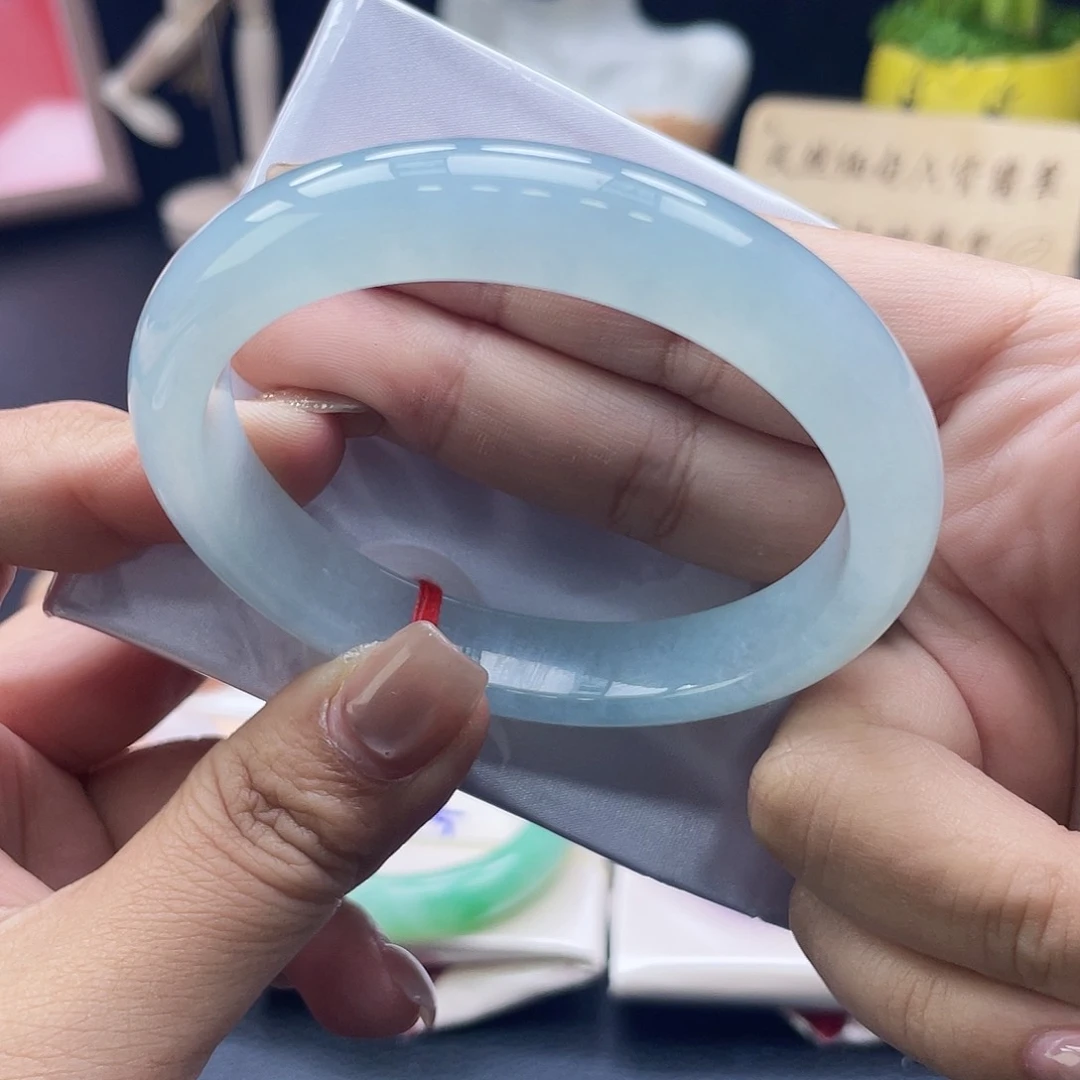 未镶嵌手镯翡翠我***糖翡翠