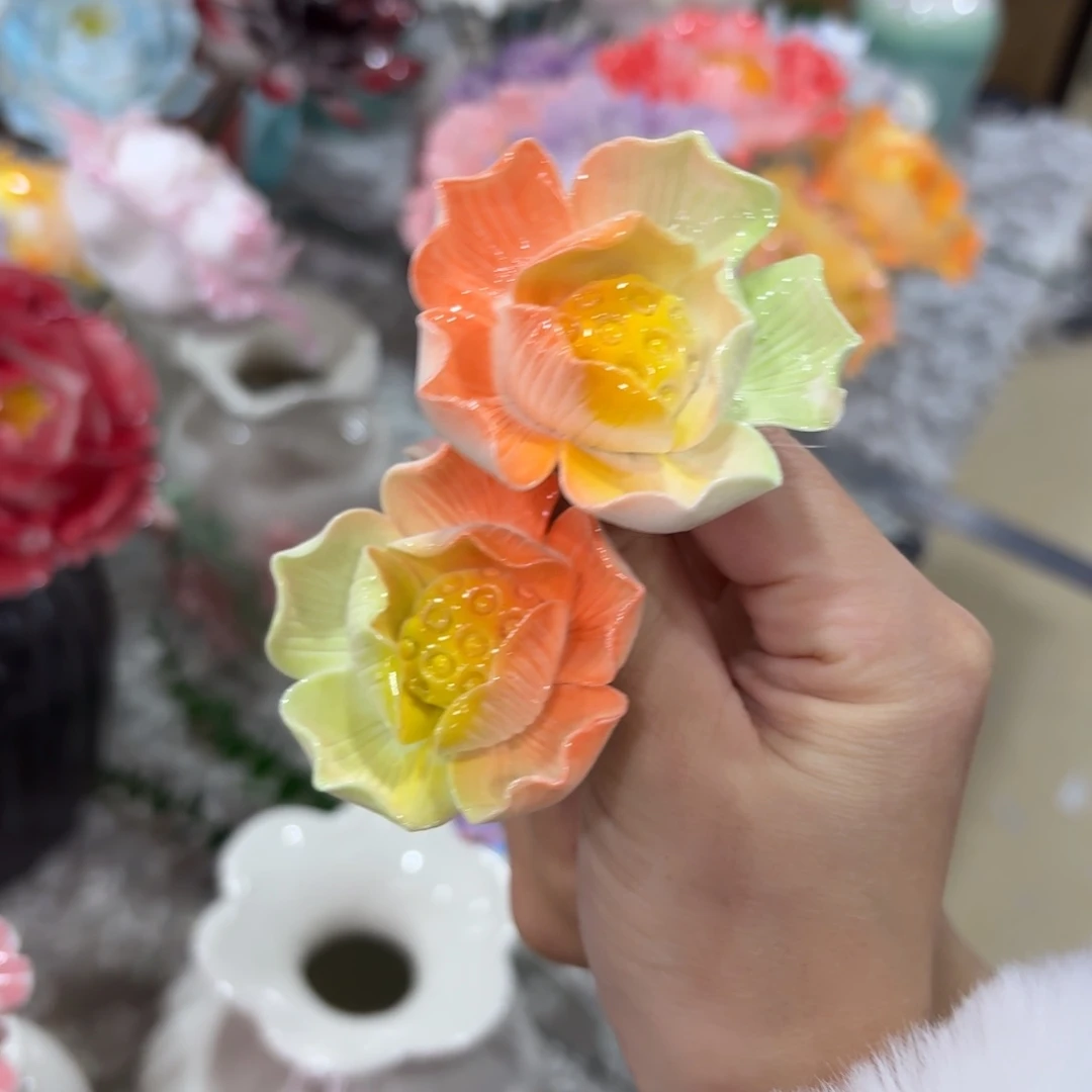 陶瓷花拍满20元带特退款拉黑