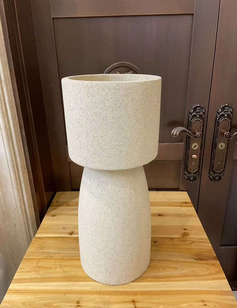 镁泥花盆黑金刚黑珍珠高山欧式简约轻奢办公室落地透气大号盆器