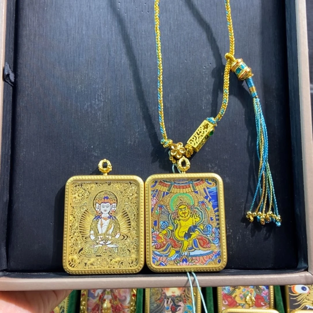 汐***姐吊坠美丽的唐卡漂亮结缘