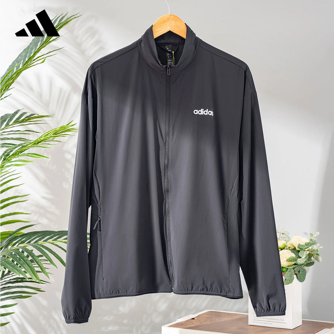 adidas/阿迪达斯外套男子秋季新款休闲潮流轻薄透气夹克