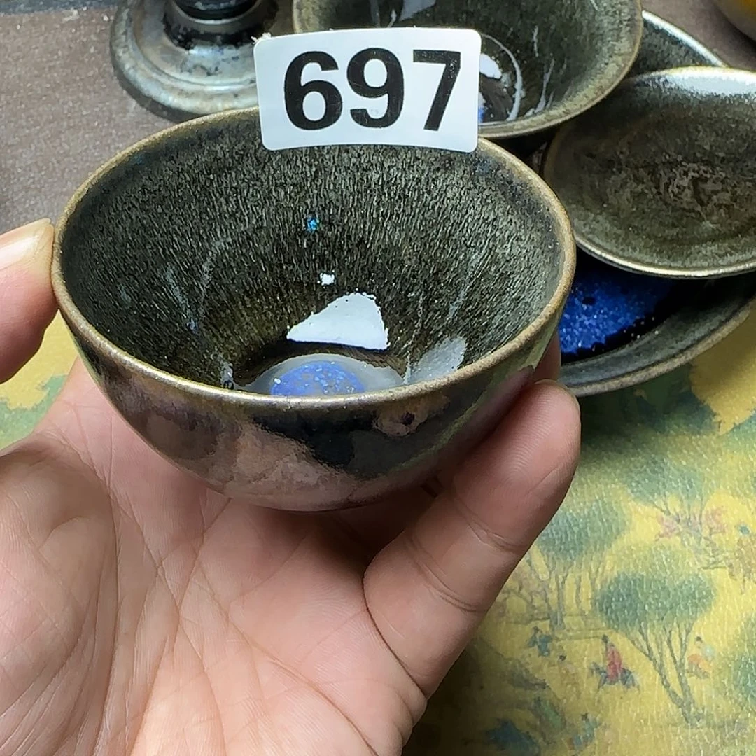 借***连茶盏主人杯龙窑柴烧全手工