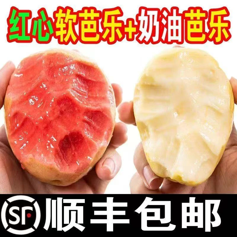 广西芭乐软糯香甜红心白心番石榴新鲜低糖低卡水果【顺丰包邮】