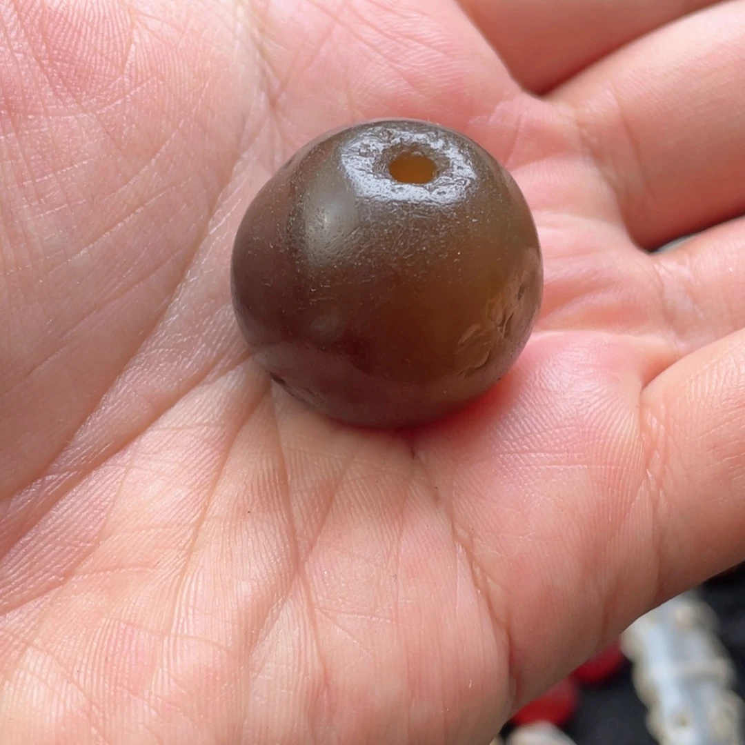 玛瑙/玉髓颈饰未镶嵌唐球珠子.27尺寸顶中顶