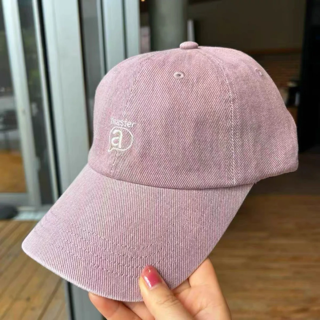 秋季新款字母刺绣软顶棒球帽男女款四季时尚简约休闲出游鸭舌帽潮