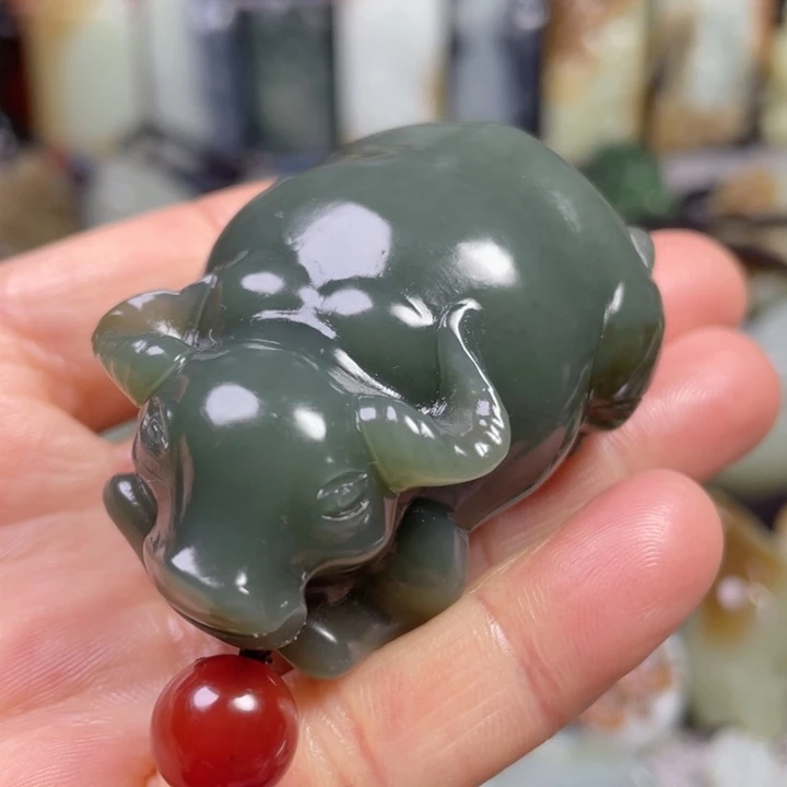 和田玉未镶嵌挂件