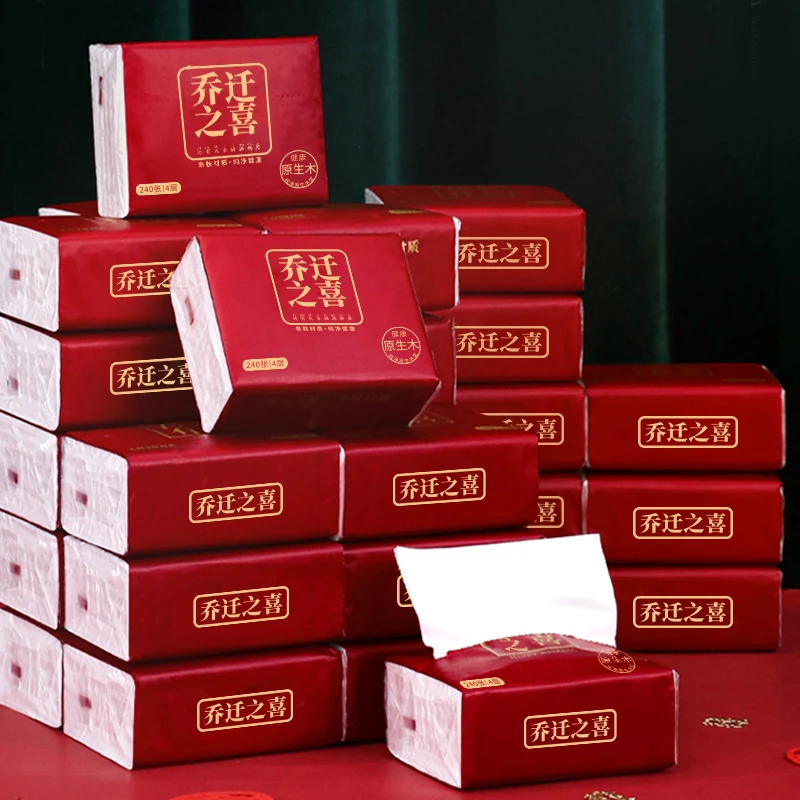 乔迁之喜抽纸新居布置装饰新房礼物纸巾摆件搬家入宅仪式用品大全