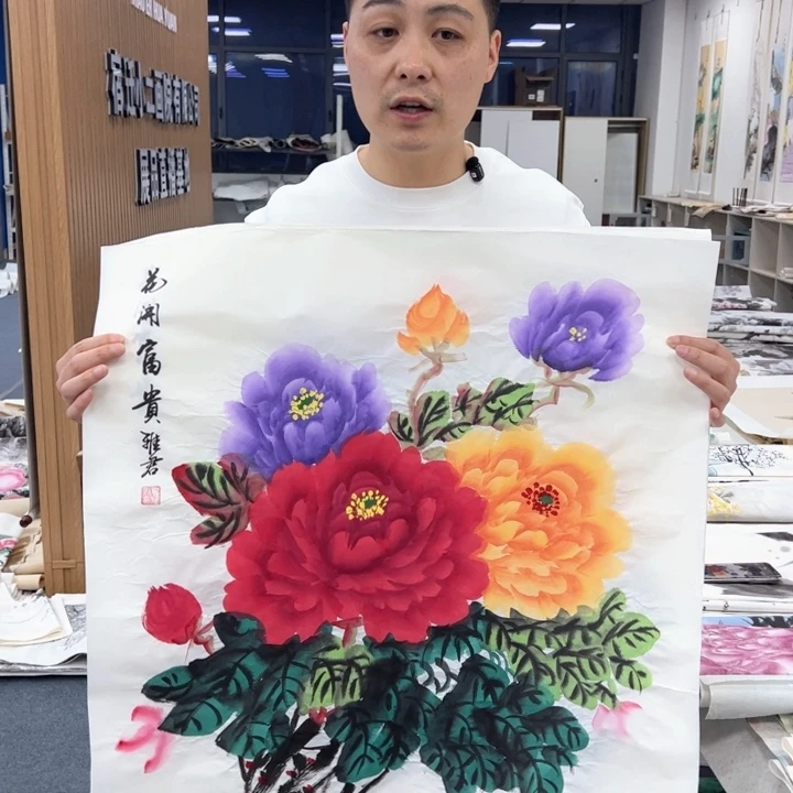 国画纯手绘作品欣赏图