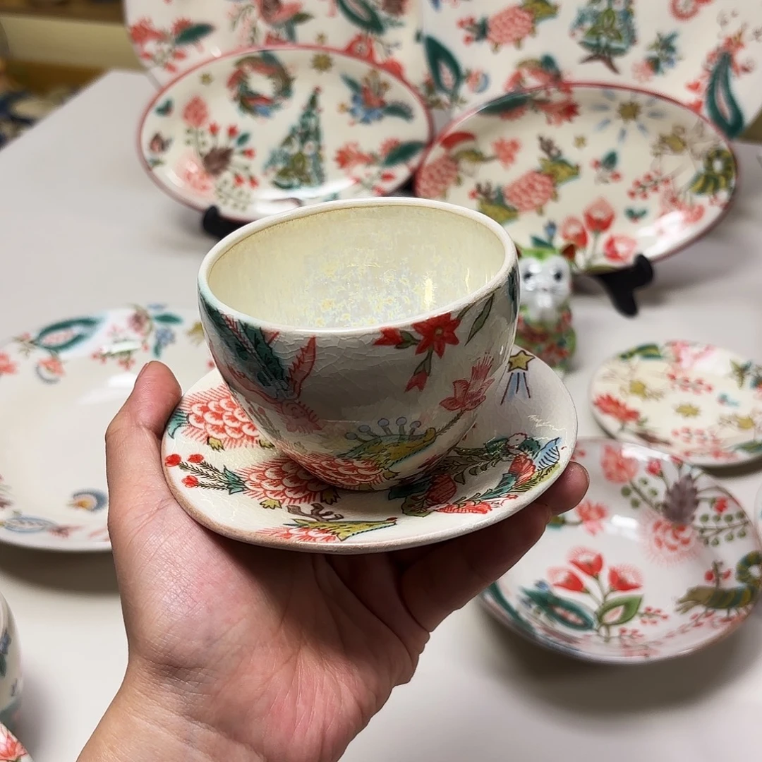 往***1陶稻积佳谷 手握+ 豆皿